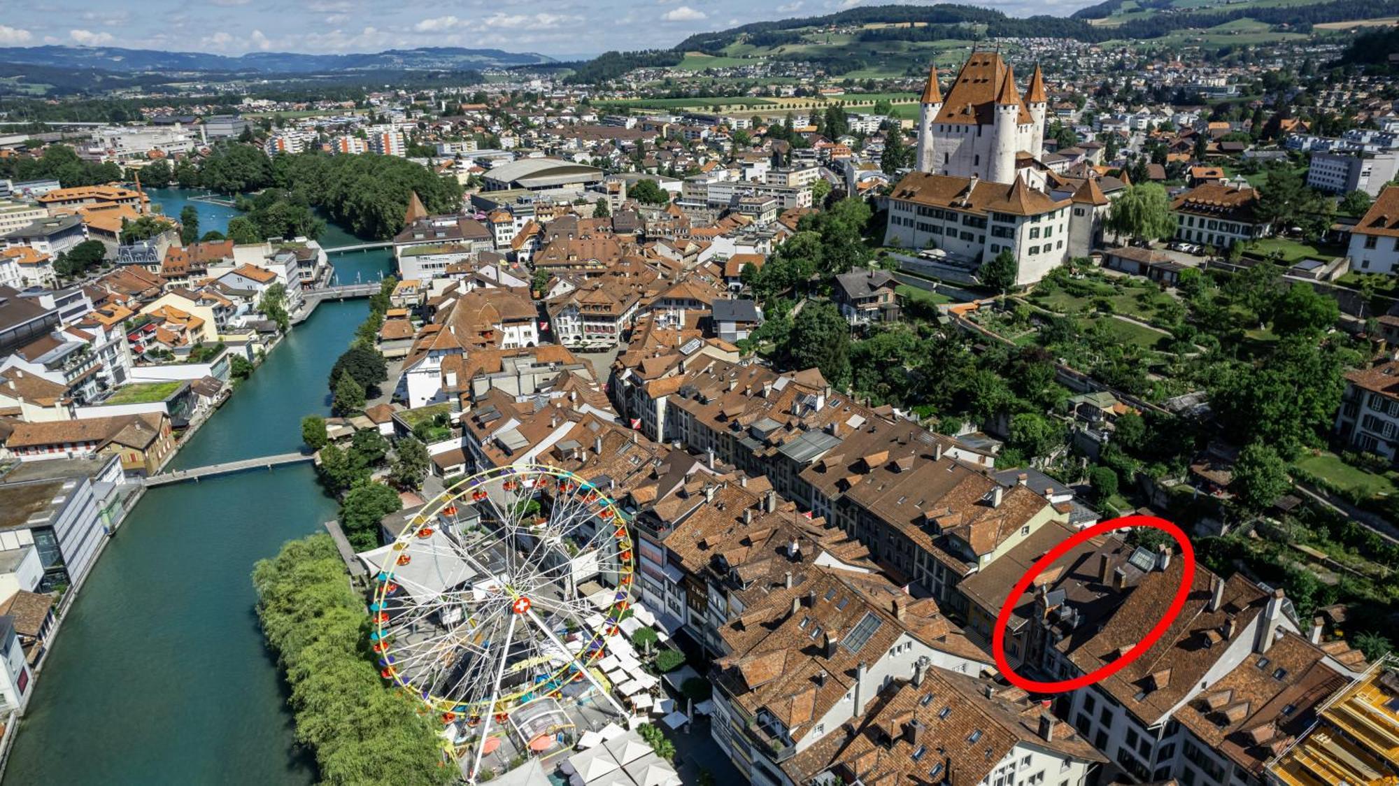 Historische Wohnung Im Herzen Der Thuner Altstadt Exterior foto